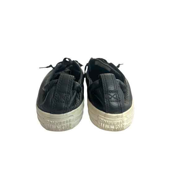 Converse Chuck Taylor All Star Leather Slip-On Black Women’s 8 - Picture 5 of 12
